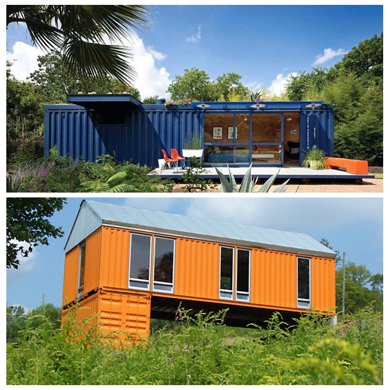40英尺定制新的海运集装箱房现代海运集装箱小房子销售中国
