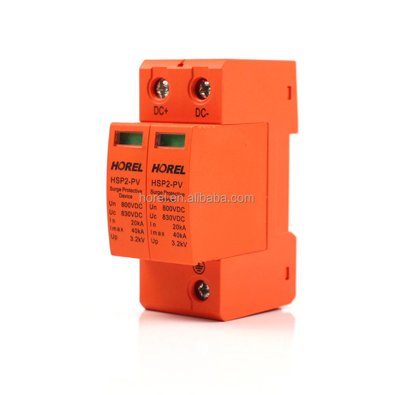 Dispositivo de proteção contra surtos de energia ac dc spd 500 v 1000 v 20ka-40ka