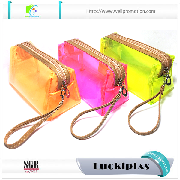 사용자 정의 여행 투명 PVC 화장품 메이크업 가방