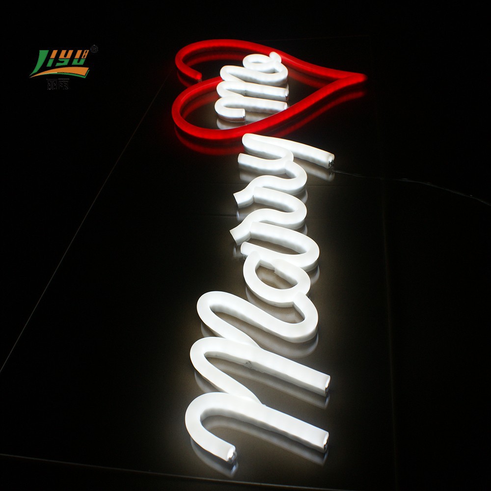 Canal carta/decorativa flexível do diodo emissor de sinais de néon