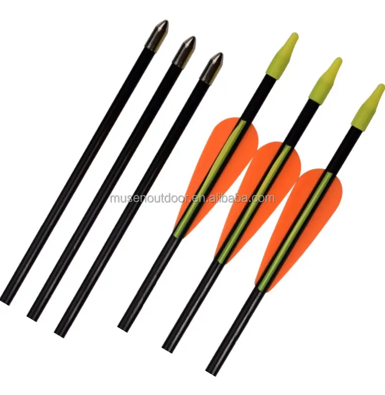 6 Redhead Blunts ideal for re-enactment longbow arrows Hunting Rubber Blunts, 