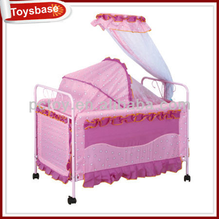 pink princess baby swing