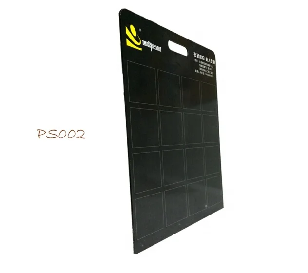 customized MDF tile sample display boards for mosaic tile