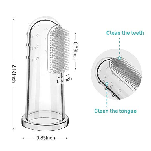 Custom Infant Training Teeth Brush Toddler First Teething Soft Babies Liquid Silicone Finger Toothbrushes