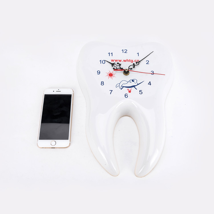 colorful dental tooth shape clock dental too clock dental clock