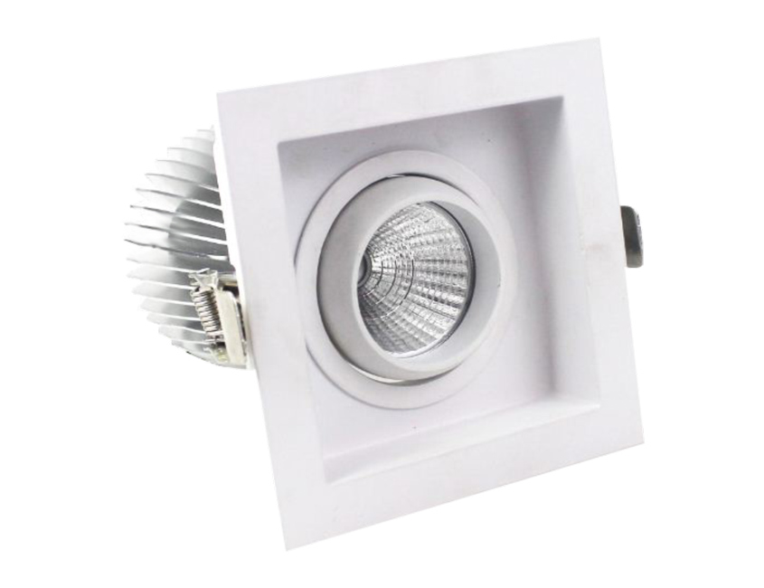 Энергосберегающая домашняя Встраиваемая потолочная точечная панель с антибликовым покрытием, коммерческое Ультра яркое украшение для потолка, 12 Вт квадратное