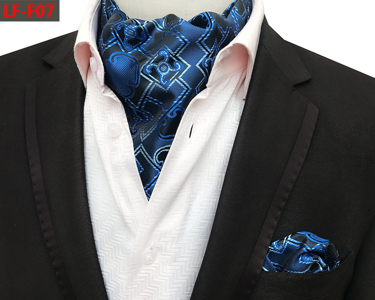 Cravate,Mouchoir de marque Paisley à motif Floral pour hommes et femmes
