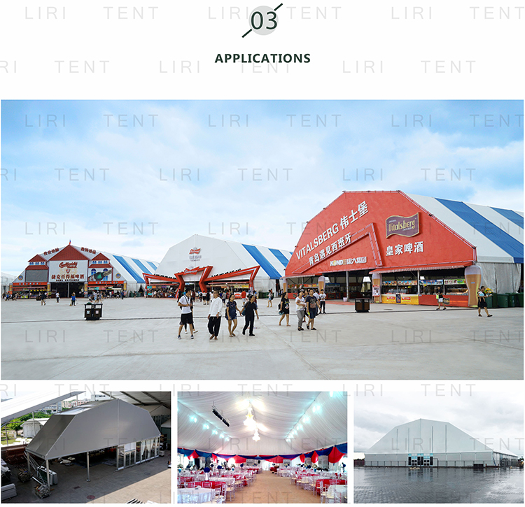 Liri Large Ourdoot Sport Event Tent for A Badminton Court Tent Cover