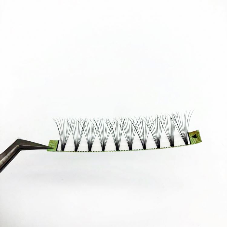 Пользовательские наращивания ресниц русский предварительно вентиляторы объемные Ресницы Коробка