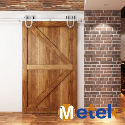 Offre Spéciale extérieur et intérieur coulissante porte de grange en bois prix malaisie