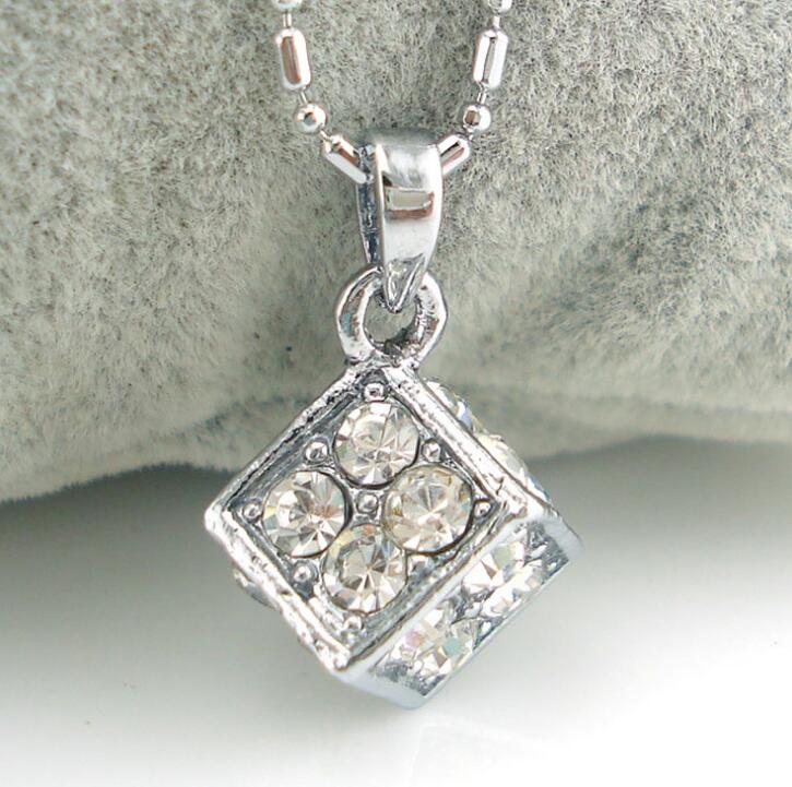22mm Silver Yellow Plated Lucky Ace Of Spades Pendant