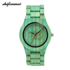 2019 New Arrival Bamboo Wooden Watch, Custom Logo Japan Movt Quartz Wood Watch
