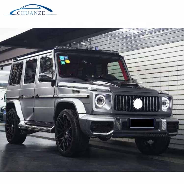 B Style Front Bumper Center Scoop Vent Grille For 13-Up MB W463 G-Class G63 G65