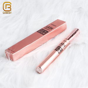 QIBEST Wholesale FDA Approved Natural Fiber Eyelash Enhancer Liquid Eye Lash Extension Growth Serum