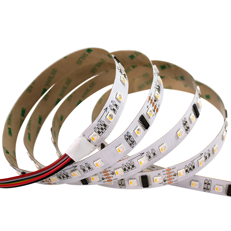 Factory Custom Length Voltage Waterproof Level DMX512 RGBW DC24V/12V Addressable rgbw Led Strip