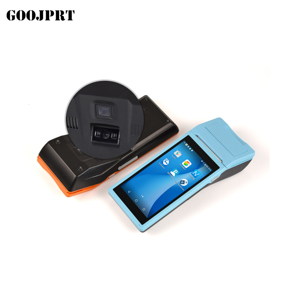 JP-Q2i 3G WCDMA WiFi Android 8.1 Handheld PDA with built in Mobile Thermal Printer