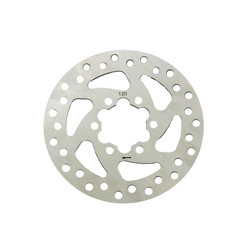 GOOFIT Bicycle motorcycle Disc 120mm Disc Rotor Brake Rotors 6-Bolt mounting For EBikes Mountain Bike And Sports Bike