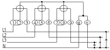 High quality 3-phase meter, Three Phase Mechanical Meter D86 Analog Electricity Meter