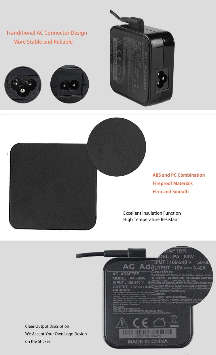 45W AC 100-240V Laptop Adapter for Asus - Reliable Charging, image size:750x1232