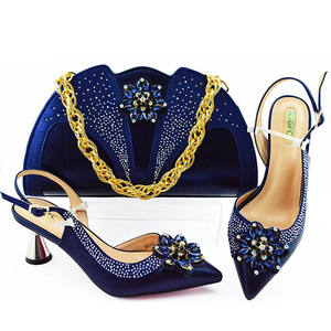 navy bling shoes