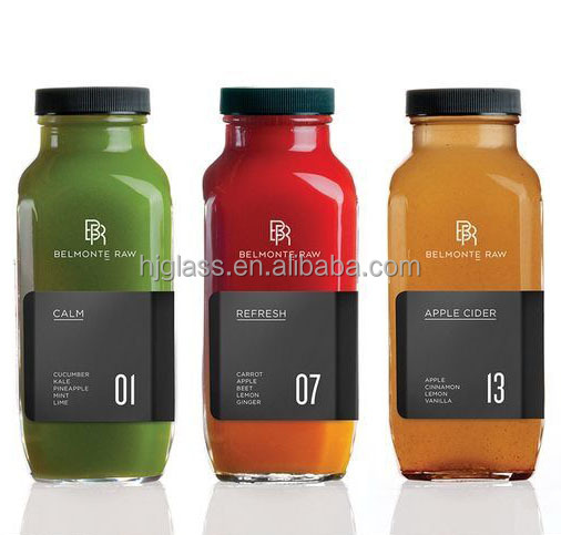 Бутылка для напитков, 8 унций, 250 мл, стеклянная бутылка для фруктового сока, стеклянная бутылка с черной пластиковой крышкой для фруктового сока, напитков