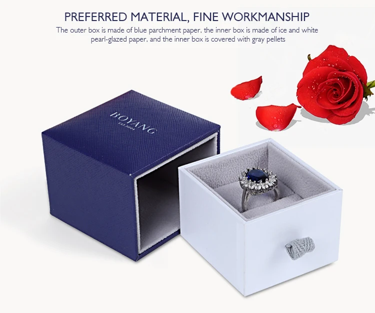 China High End Luxury Plastic Custom Fashion Jewelry Gift Box