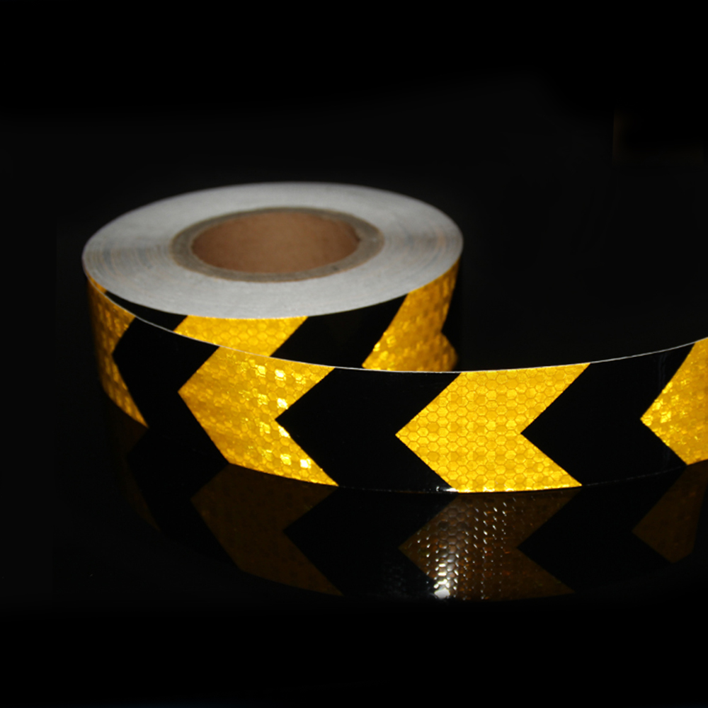 卡车小径安全警告 pvc 蜂窝形状箭头反光带