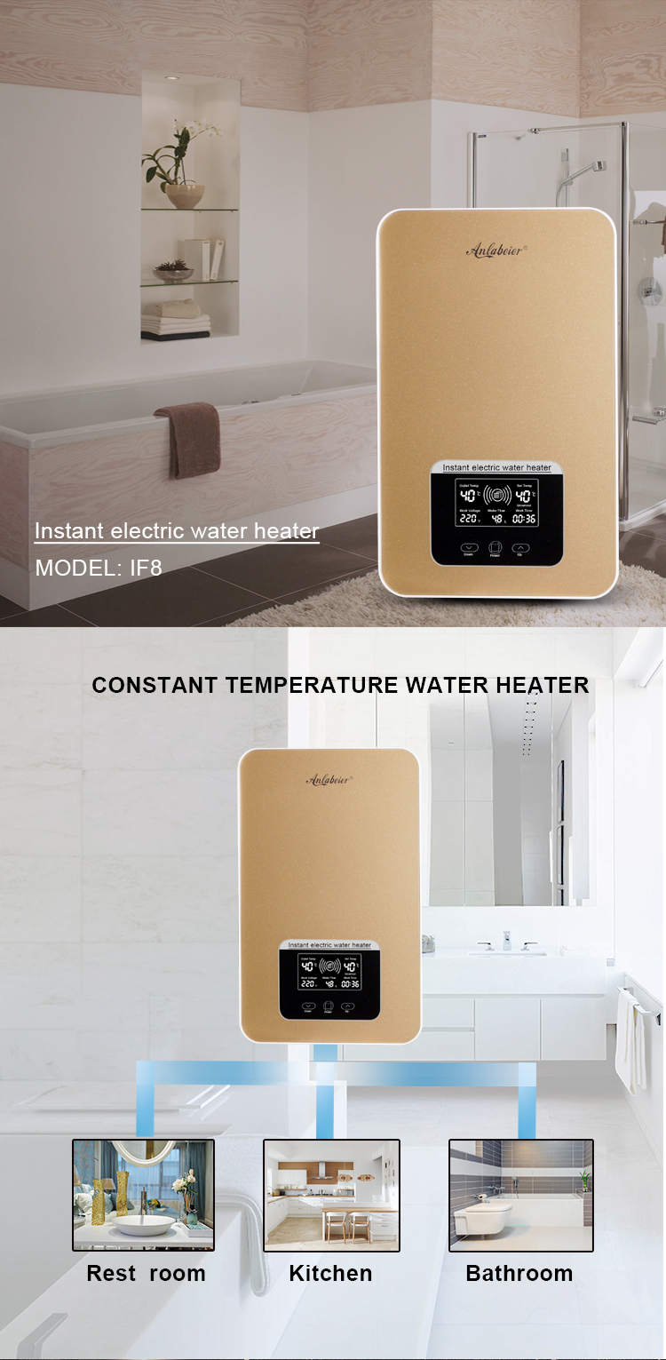 Power Setting Series G 8000W 220V Electric Water Heater Tank For Bathroom