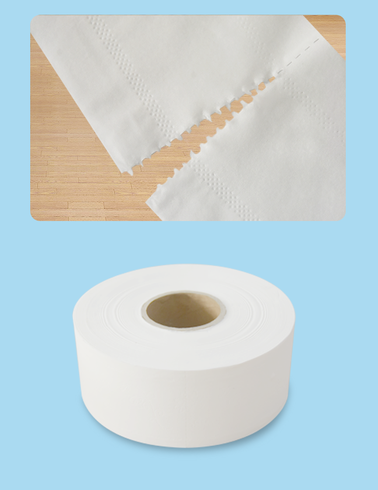 2 Layer Native Wood Pulp Giant Roll High Quality Tissue 8 Volume
