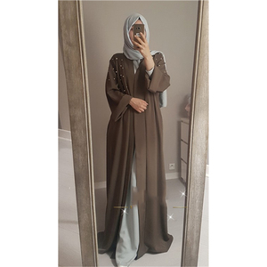 Turkish Islamic Clothing Wholesale Muslim Abaya Dress Pearl Robes Macys Dresses Modest Women Clothing DL2830