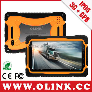 7 inch Android Rugged MDT with 3G, GPS for fleet management dashboard