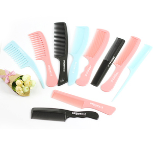 Hot sale Static Wide Tooth Woman Custom Wholesale Logo Plastic Hair Comb