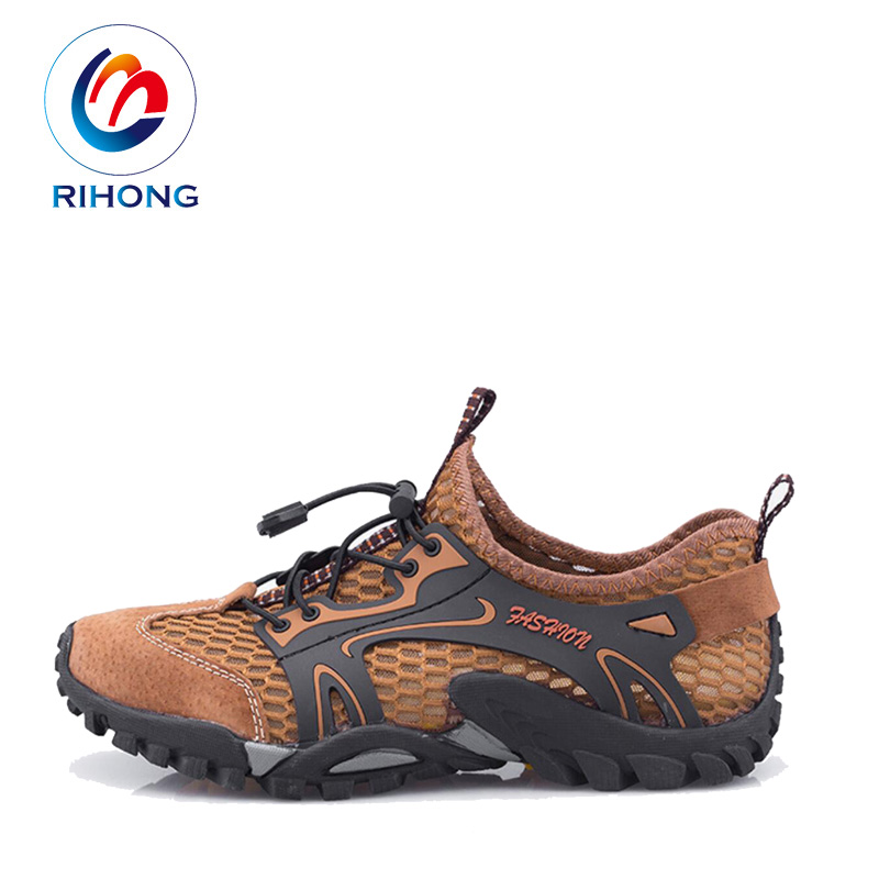 Оптовая продажа, небольшой минимальный заказ, Мужская водонепроницаемая походная обувь для спорта на открытом воздухе