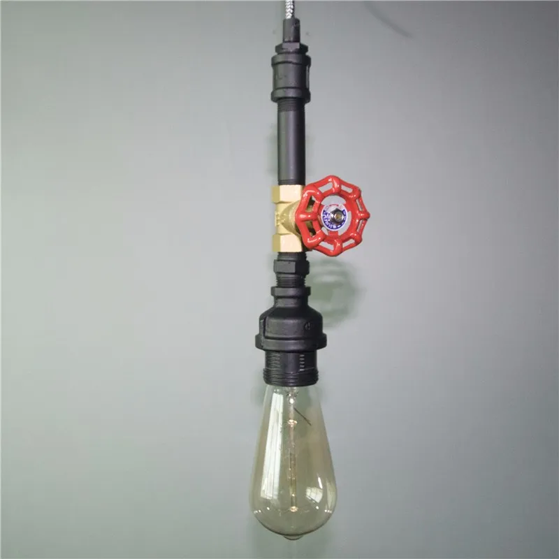 China Supplier Industrial Steel Water Pipe Pendant Lighting Vintage India Steampunk Hanging Lamp   NS-125346