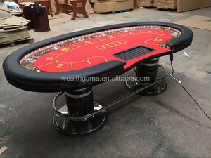 lighted poker table