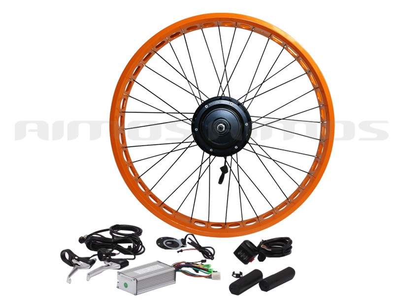 48v 1000W E Bike Conversion Kit with 16'' to 28'' Wheel Sizes