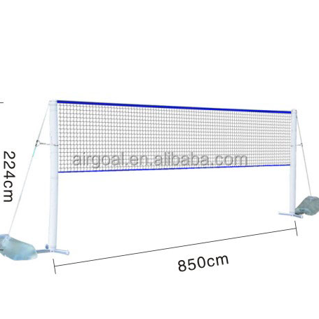 Горячие продажи на открытом воздухе портативный волейбол посты надувная волейбольная сетка
