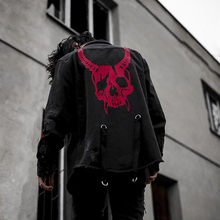 mens jean jacket distressed