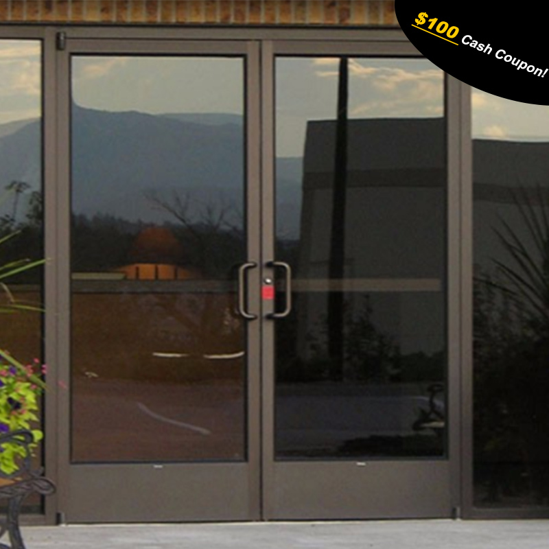 عالية الجودة التجارية الألومنيوم انزلاق الأبواب الزجاجية السعر