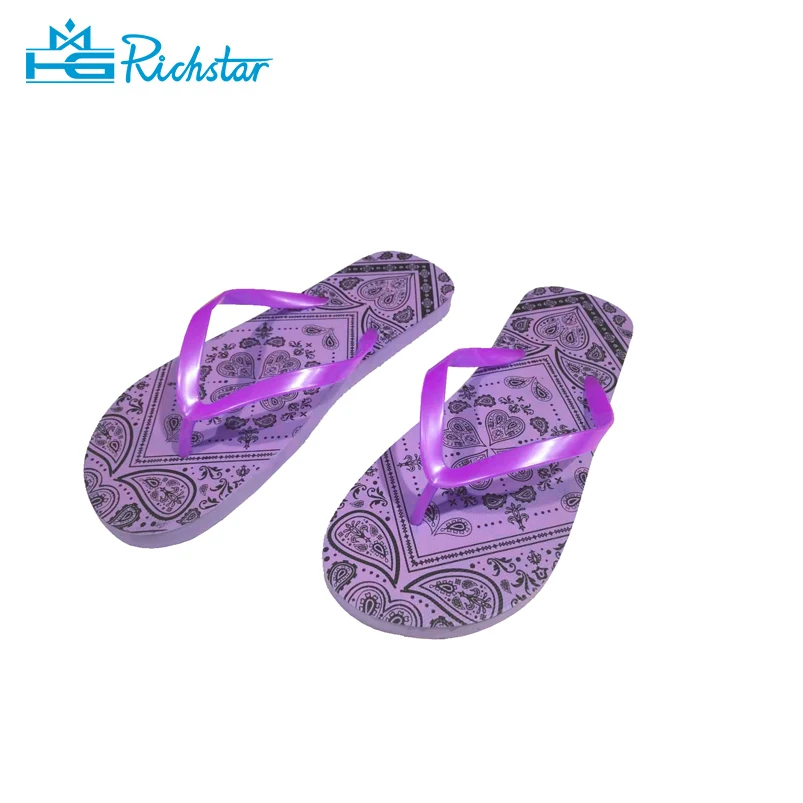 Дешевая цена OEM индивидуальный печати резиновый лист PE детские Тапочки