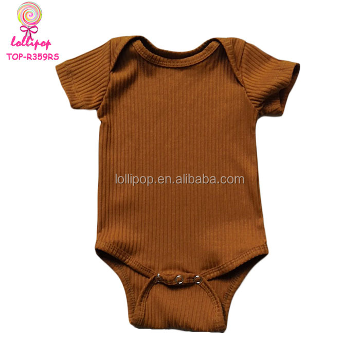 rust colored baby onesie