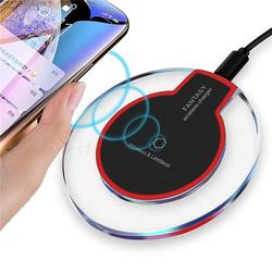 Suporte de carregador sem fio padrão qi preço de fábrica para samsung s8 plus note8 9 para iphone 8 plus x xr xs max