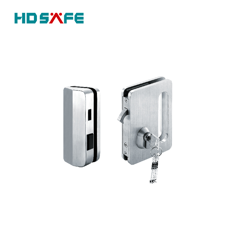 Double side door control high quality sliding glass door lock for glass door