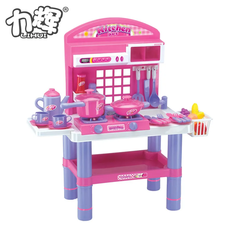 Детский кухонный набор для ролевых игр, игрушки для детей