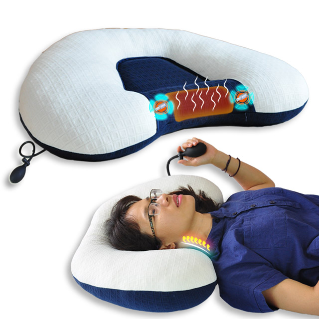 Высококачественная эргономичная подушка для массажа шиацу, домашняя подушка для массажа шиацу для шеи