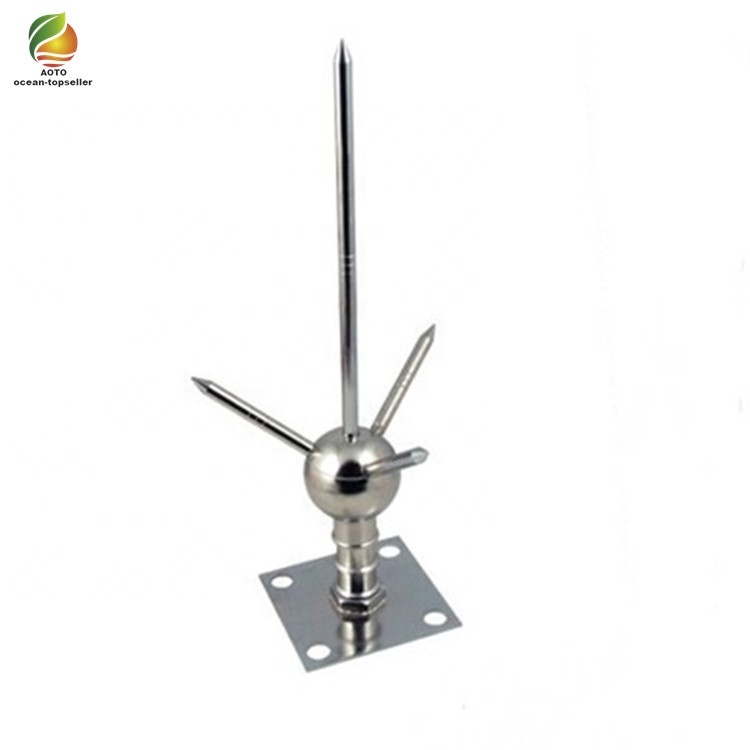 Горячая продажа Европейская нержавеющая сталь Lightning Rod Air Terminal Lightning Rod