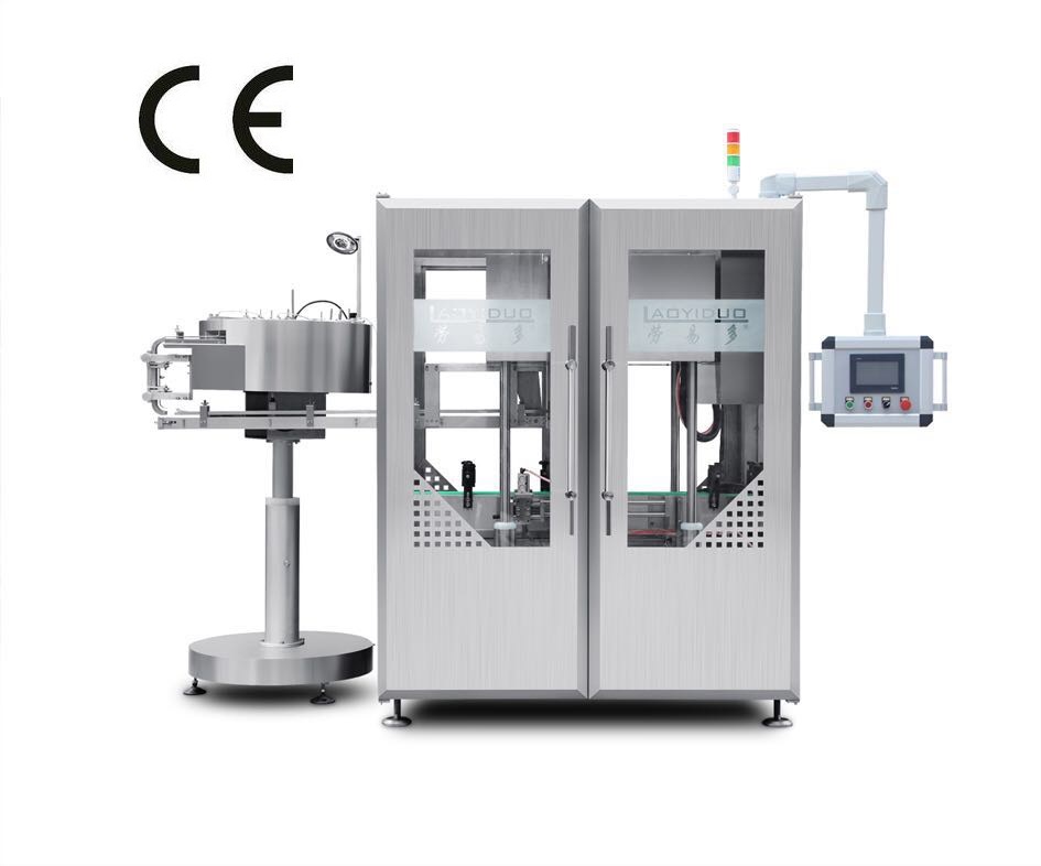 Bottle packing machine Automatic Capping Machine for Bottle Tracking Type 2000-3000BPH