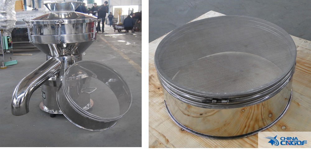 Rây Sàng Rung Công Nghiệp Thực Phẩm Máy Sàng Sàng Tách Tinh Bột Bột Mì