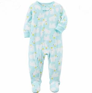 fleece footed pajamas baby