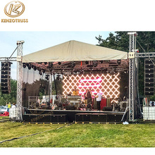Aluminum top roof stage truss tent design